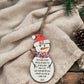 Snowman Size Ornament