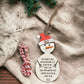 Snowman Size Ornament