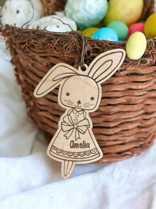 Cute Bunny Basket Tags