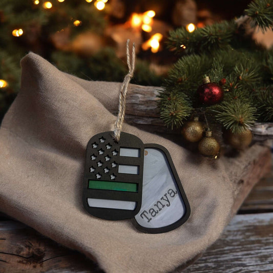 Dog Tag Ornament