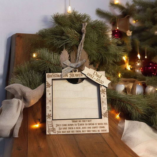 Christmas in Heaven Ornament Frame