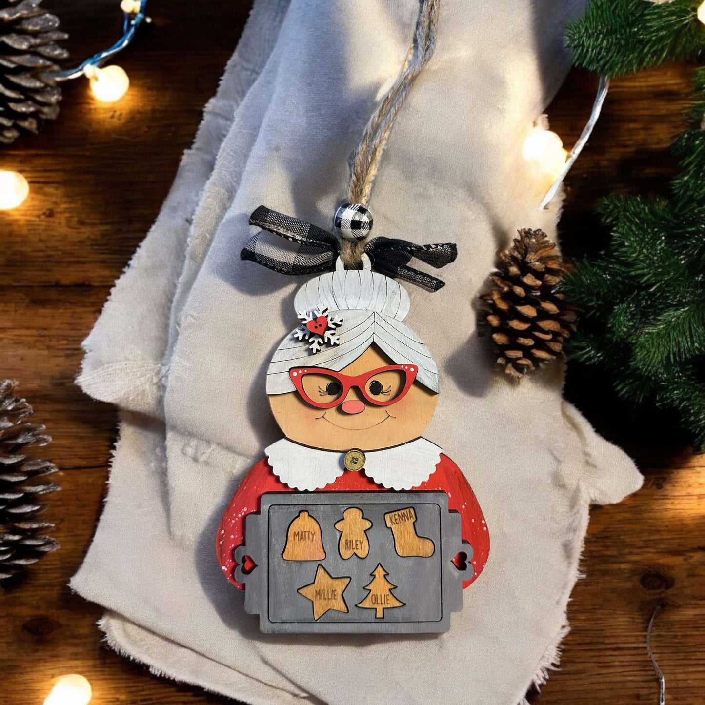 Mrs. Claus Cookie Ornament