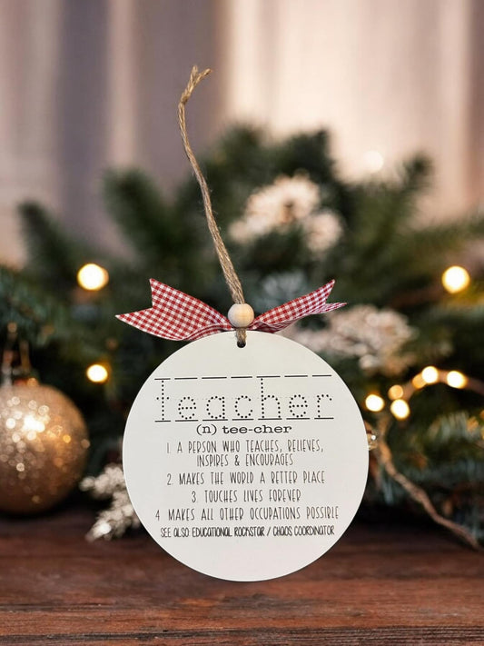 School Staff Ornaments