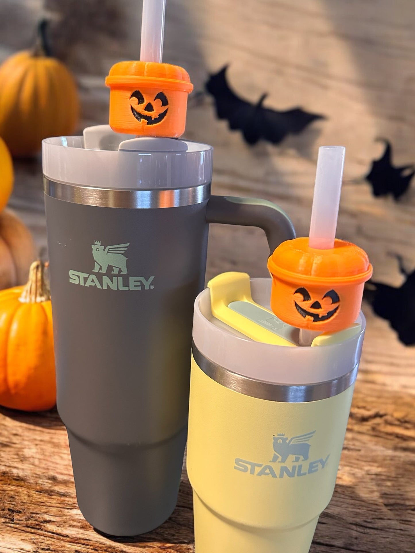 Boo Bucket Straw Topper