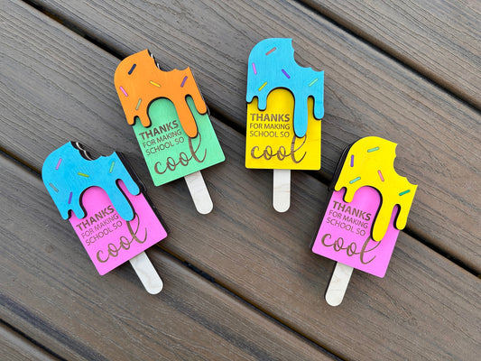 Popsicle Giftcard Holder