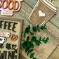 Coffee Tiered Tray Set