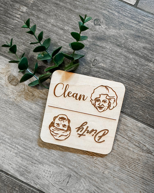 Clean/Dirty Dishwasher Magnet