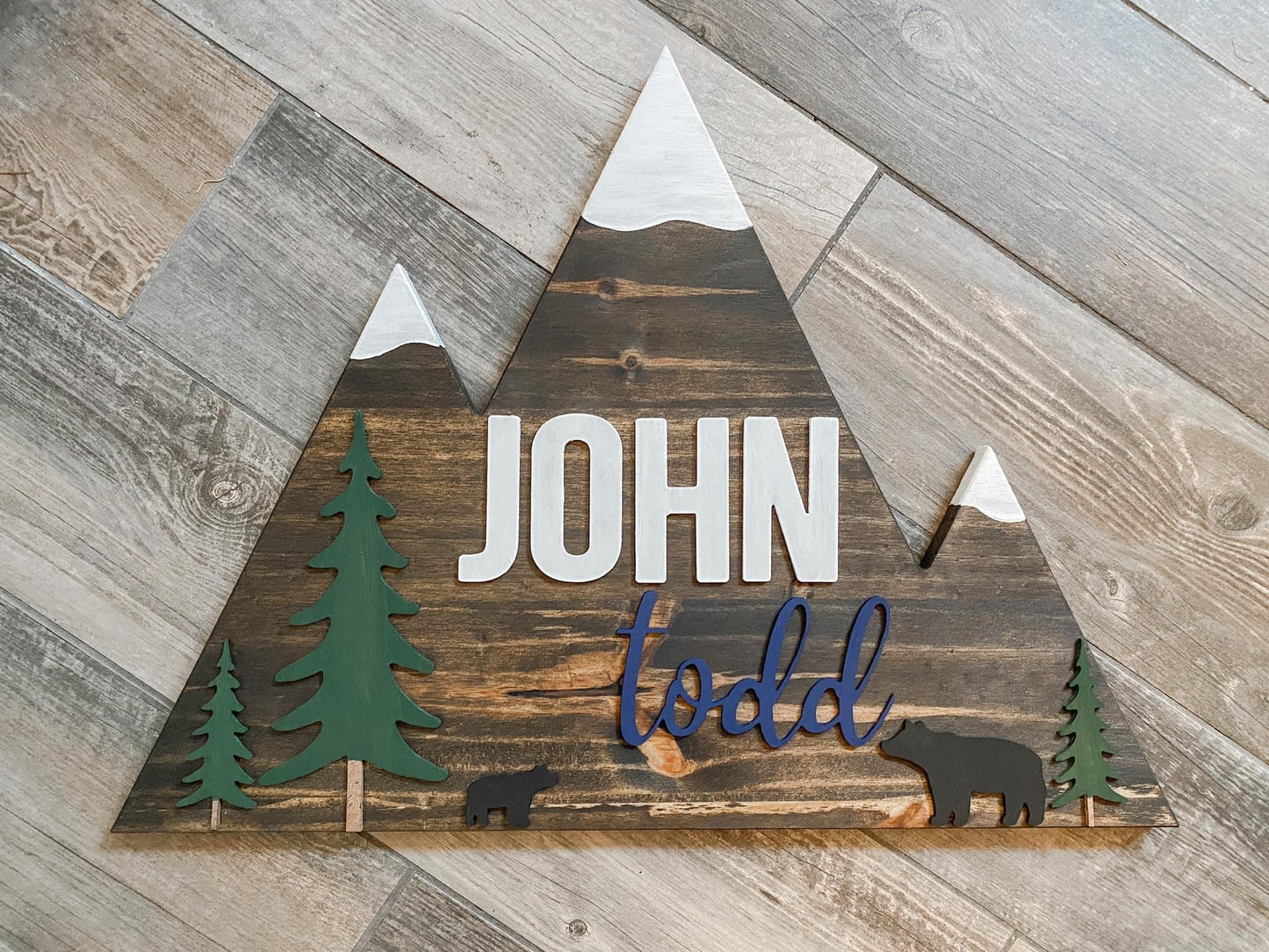 Mountain Nursery Sign