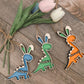Dino Bunny Basket Tag