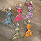 Dino Bunny Basket Tag