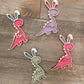 Dino Bunny Basket Tag