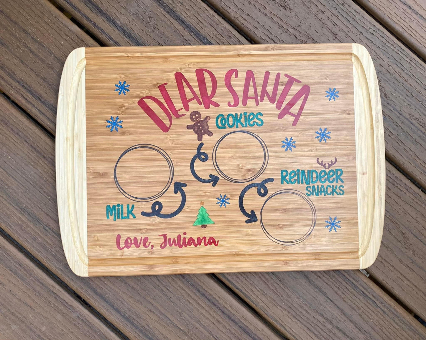 Dear Santa Cookie Tray