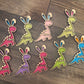 Dino Bunny Basket Tag